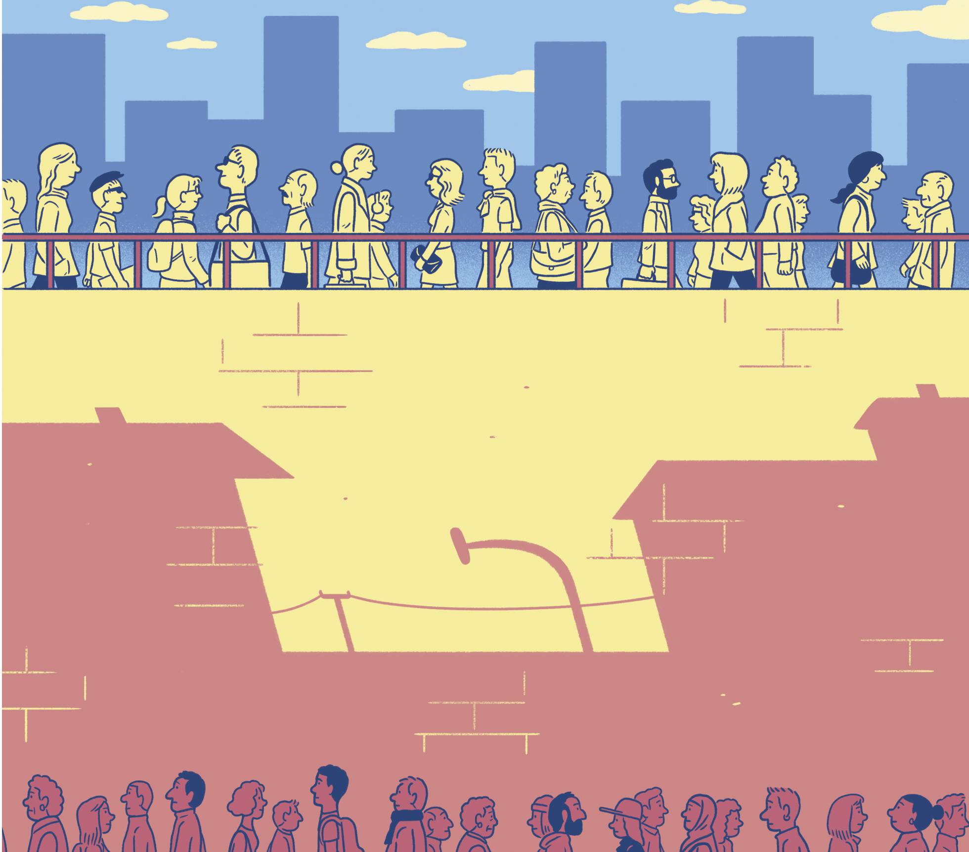 Ricos y pobres, cada vez más separados